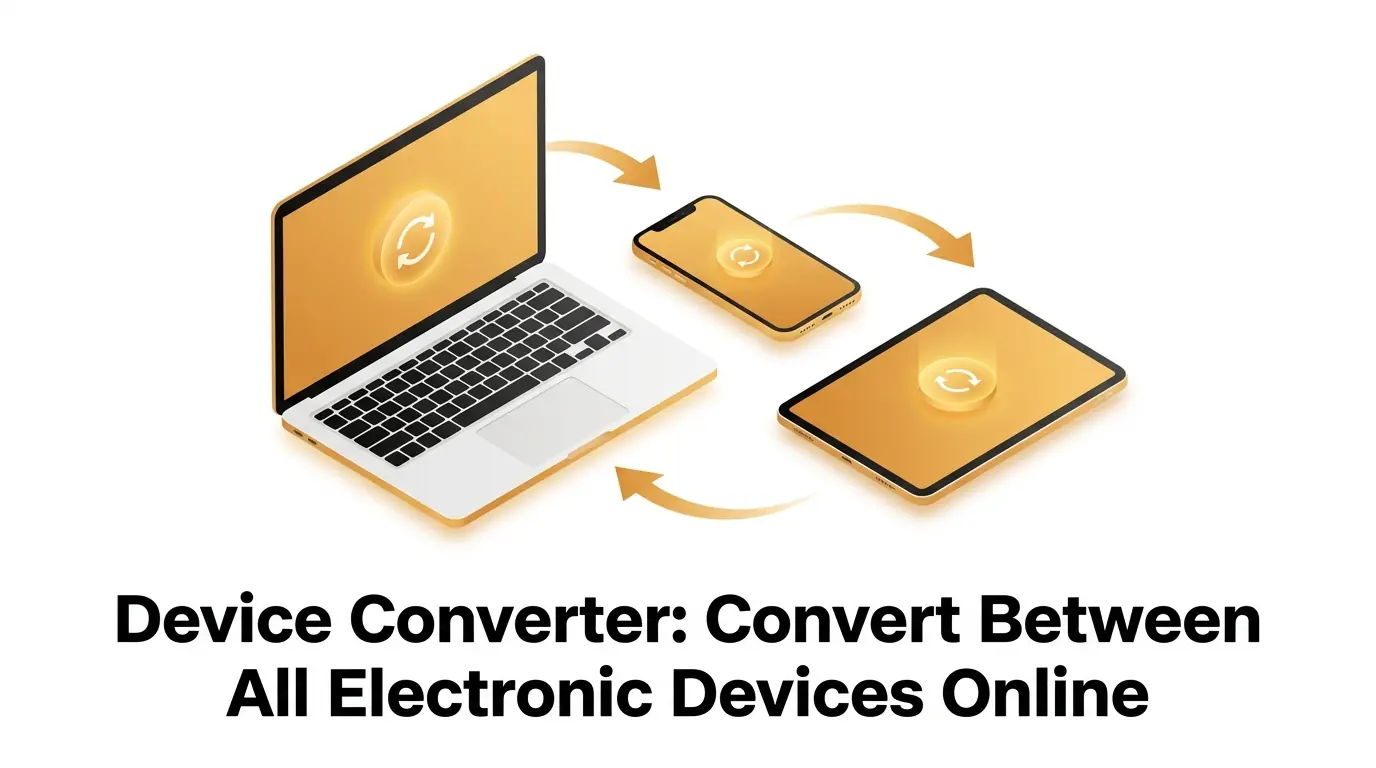 Device Converter Convert Between All Electronic Devices Online
